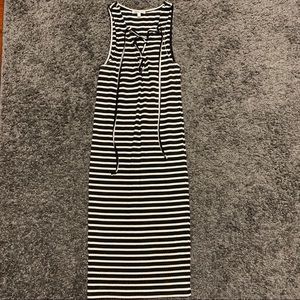 Black & White Maxi Dress